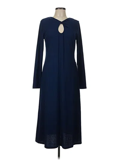Pre-owned Max Studio Casual Dress In Blue