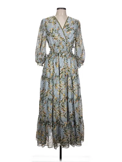 Pre-owned Max Studio Casual Dress In Blue