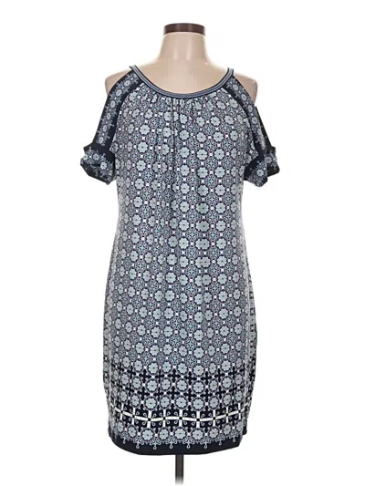 Pre-owned Max Studio Casual Dress In Blue
