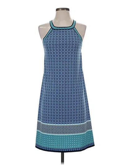 Pre-owned Max Studio Casual Dress In Blue