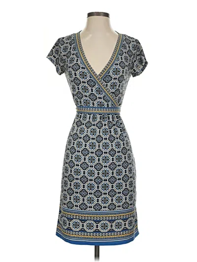 Pre-owned Max Studio Casual Dress In Blue