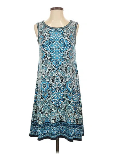 Pre-owned Max Studio Casual Dress In Blue