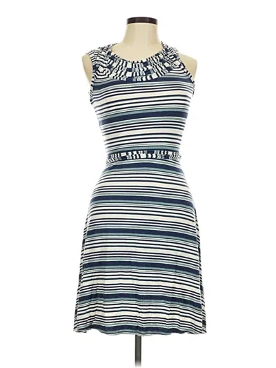 Pre-owned Max Studio Casual Dress In Blue