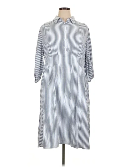 Pre-owned Max Studio Casual Dress In Blue