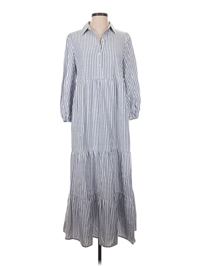 Pre-owned Max Studio Casual Dress In Blue