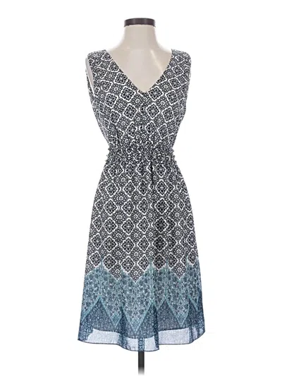 Pre-owned Max Studio Casual Dress In Blue