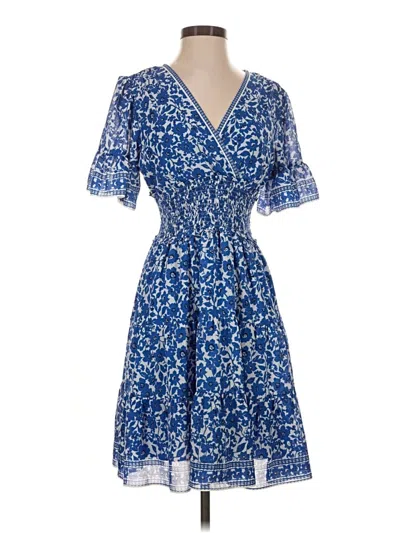 Pre-owned Max Studio Casual Dress In Blue