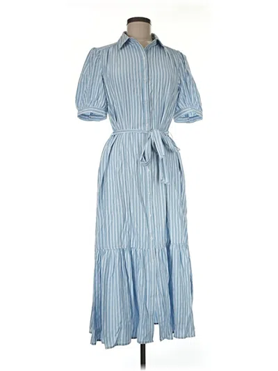 Pre-owned Max Studio Casual Dress In Blue