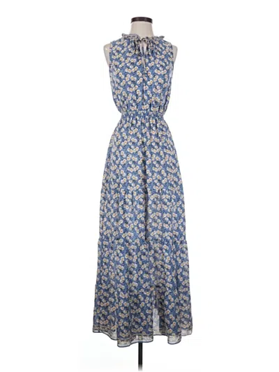 Pre-owned Max Studio Casual Dress In Blue