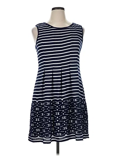 Pre-owned Max Studio Casual Dress In Blue