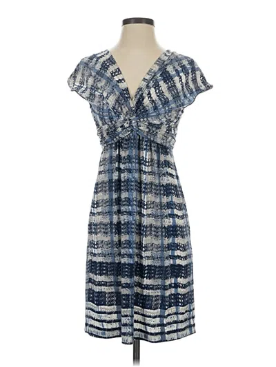 Pre-owned Max Studio Casual Dress In Blue