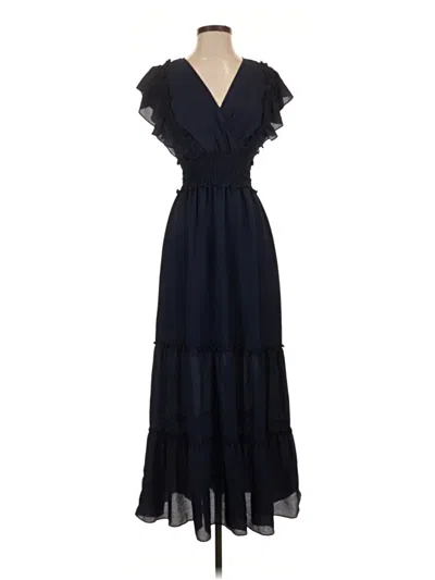 Pre-owned Max Studio Casual Dress In Blue