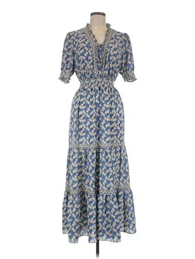 Pre-owned Max Studio Casual Dress In Blue