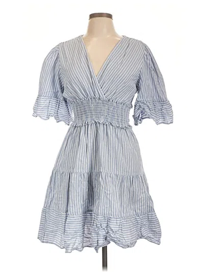 Pre-owned Max Studio Casual Dress In Blue