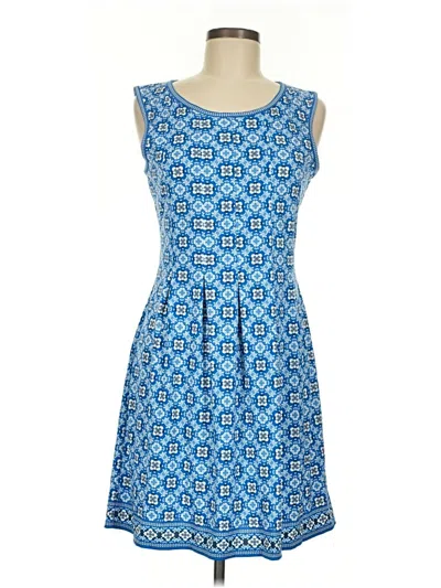 Pre-owned Max Studio Casual Dress In Blue