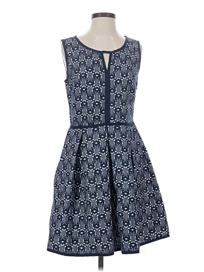 Pre-owned Max Studio Casual Dress In Blue