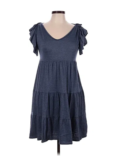 Pre-owned Max Studio Casual Dress In Blue