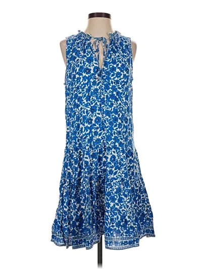 Pre-owned Max Studio Casual Dress In Blue