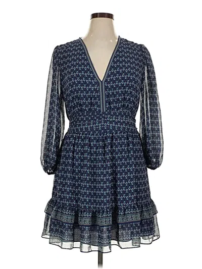 Pre-owned Max Studio Casual Dress In Blue