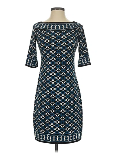 Pre-owned Max Studio Casual Dress In Blue