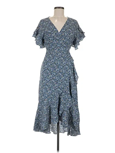 Pre-owned Max Studio Casual Dress In Blue