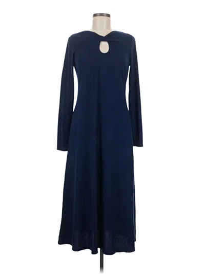 Pre-owned Max Studio Casual Dress In Blue
