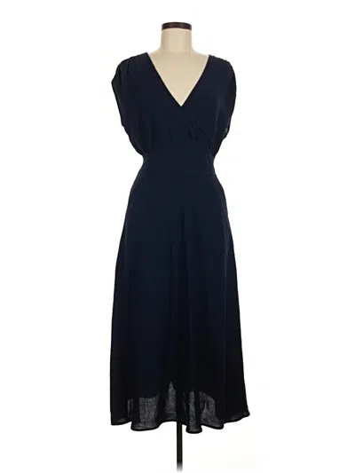Pre-owned Max Studio Casual Dress In Blue