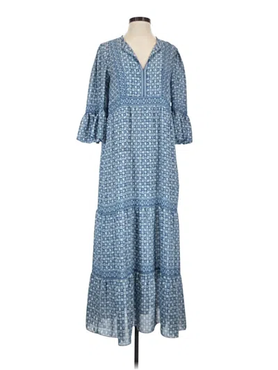 Pre-owned Max Studio Casual Dress In Blue