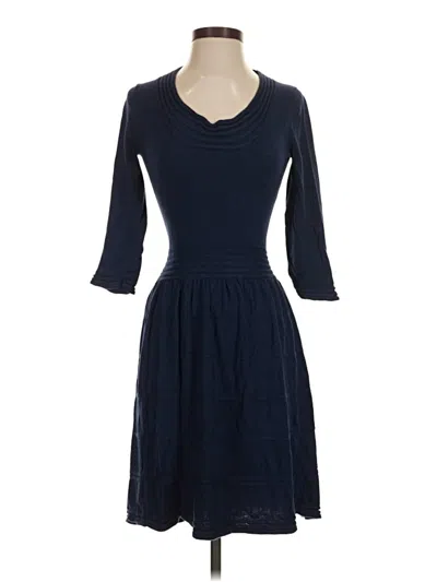Pre-owned Max Studio Casual Dress In Blue