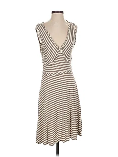 Pre-owned Max Studio Casual Dress In Brown