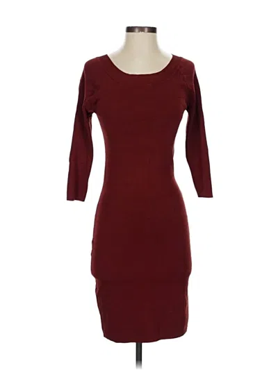 Pre-owned Max Studio Casual Dress In Brown