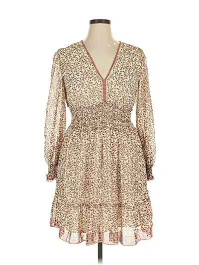 Pre-owned Max Studio Casual Dress In Brown
