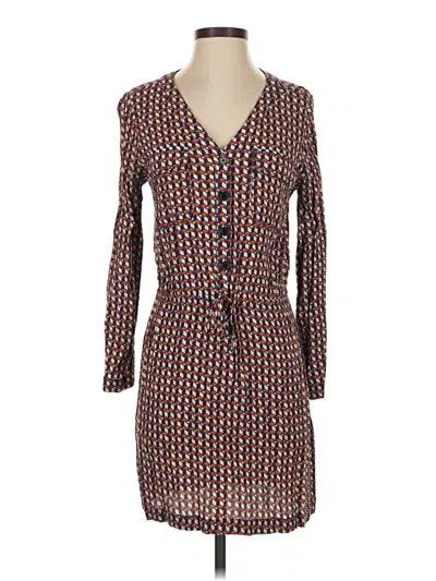 Pre-owned Max Studio Casual Dress In Brown