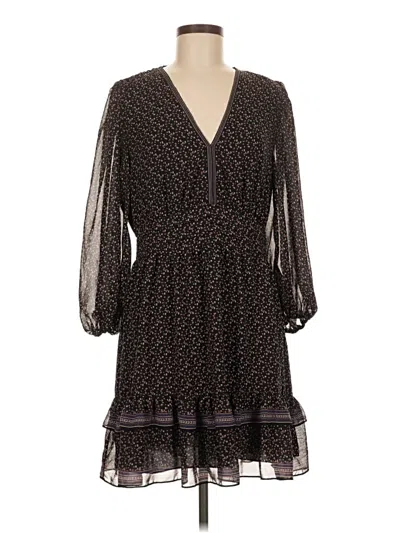 Pre-owned Max Studio Casual Dress In Brown