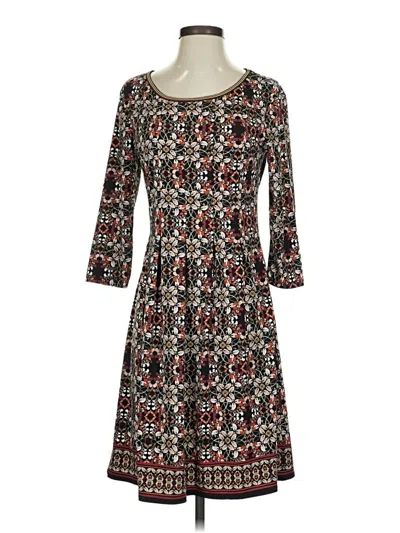 Pre-owned Max Studio Casual Dress In Brown