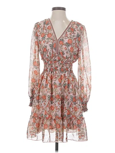 Pre-owned Max Studio Casual Dress In Brown