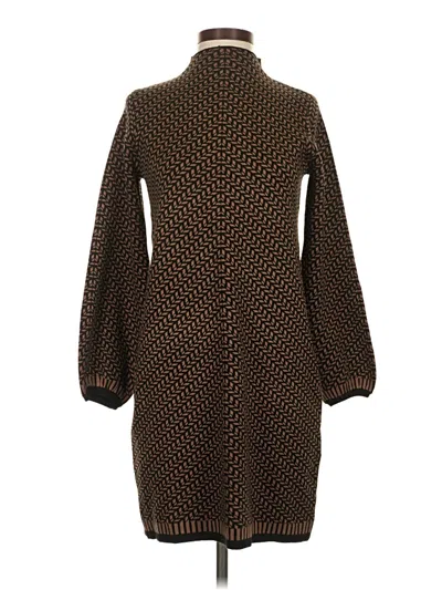 Pre-owned Max Studio Casual Dress In Brown