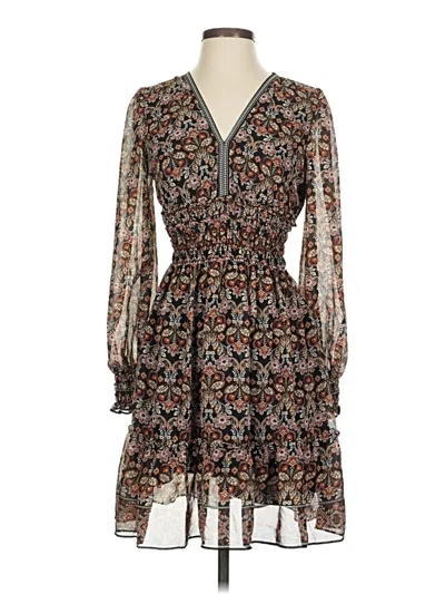 Pre-owned Max Studio Casual Dress In Brown