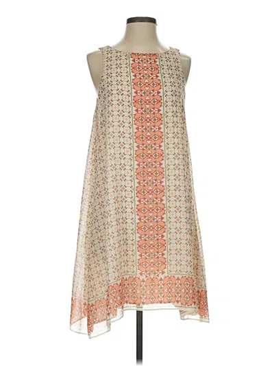 Pre-owned Max Studio Casual Dress In Brown