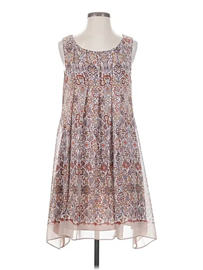 Pre-owned Max Studio Casual Dress In Brown