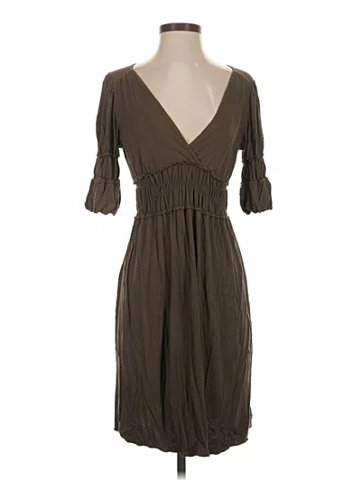 Pre-owned Max Studio Casual Dress In Brown