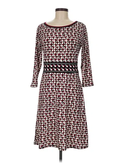 Pre-owned Max Studio Casual Dress In Brown