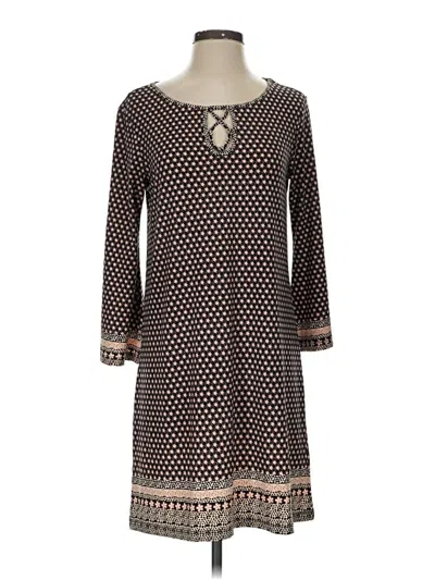 Pre-owned Max Studio Casual Dress In Brown