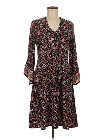 Pre-owned Max Studio Casual Dress In Brown