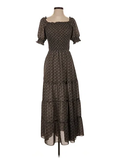 Pre-owned Max Studio Casual Dress In Brown