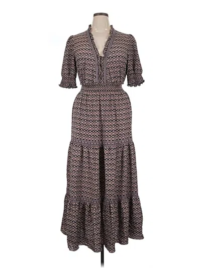 Pre-owned Max Studio Casual Dress In Brown