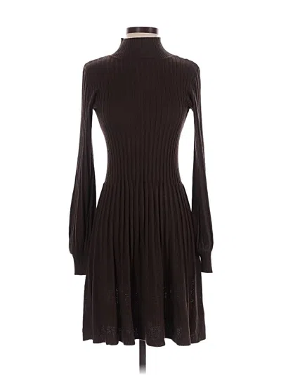 Pre-owned Max Studio Casual Dress In Brown