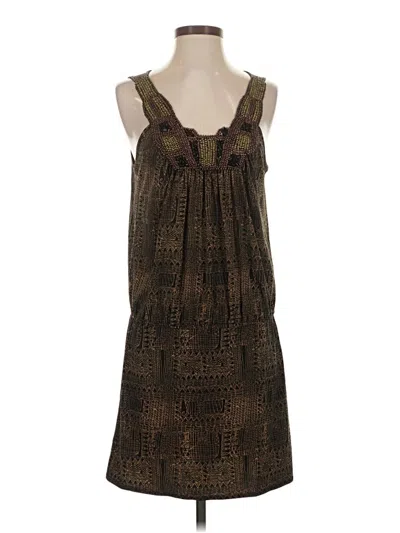 Pre-owned Max Studio Casual Dress In Brown