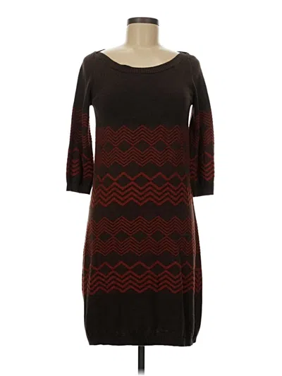 Pre-owned Max Studio Casual Dress In Brown