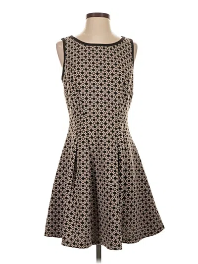Pre-owned Max Studio Casual Dress In Brown